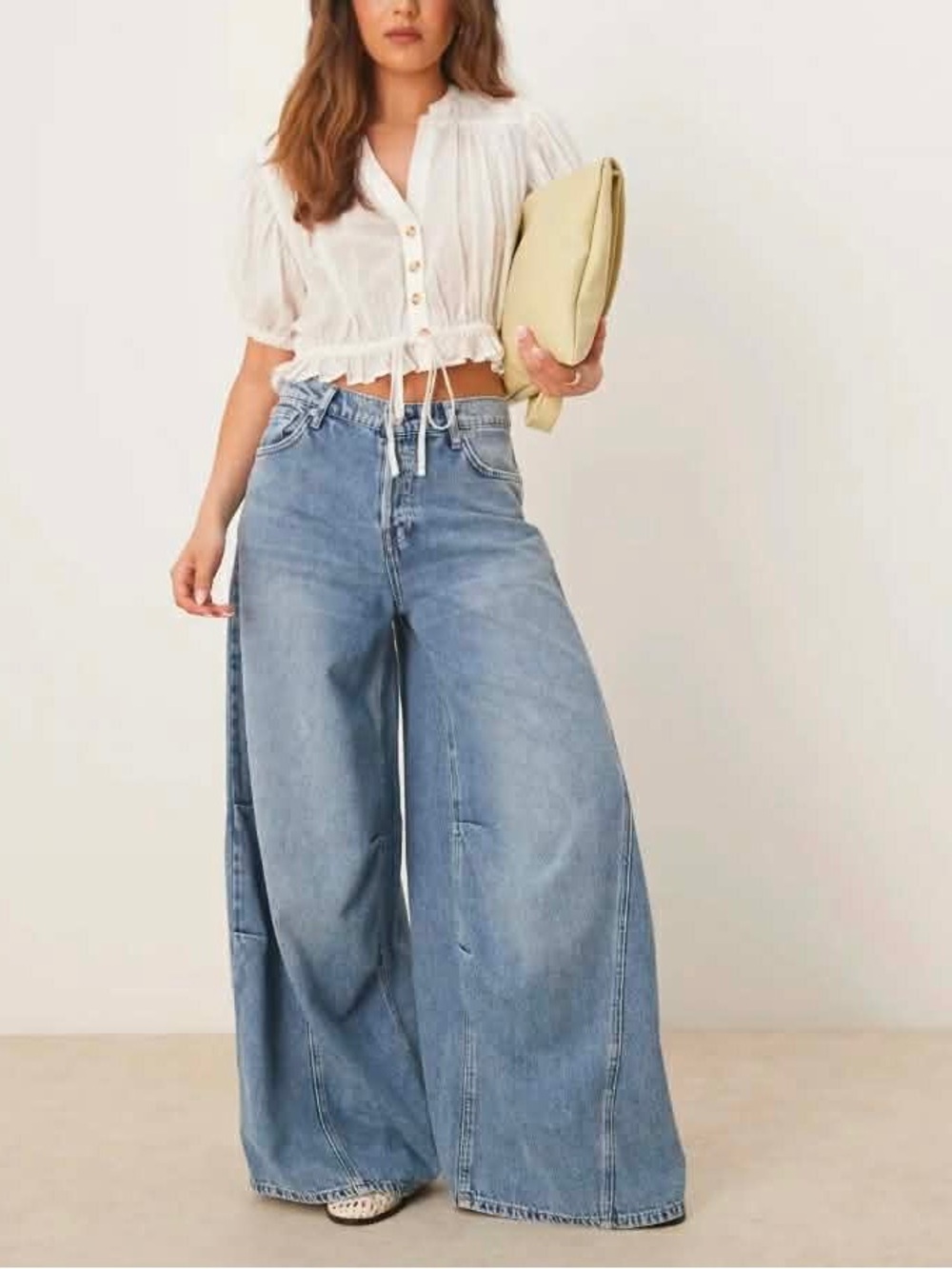 Free People We The Free Westward Demi Wide Leg” Jeans - Women's size 31